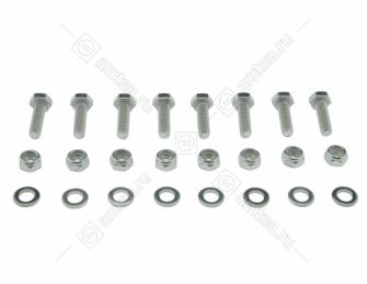 Крепеж крестовины барабана (винт М6х20, гайка, шайба) стиральной машины Ardo