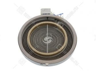 Электрическая конфорка d=155/230 мм, 1000/2000 Watt (двухзонная) для плиты Indesit