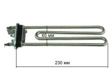 ТЭН (нагреватель) L=230 мм, 1950W, прямой с датчиком стиральной машины Electrolux, Zanussi, AEG