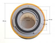 Фильтр HEPA пылесоса Electrolux, Zanussi