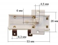 Термостат масляного радиатора 16А 70*С шток 14мм
